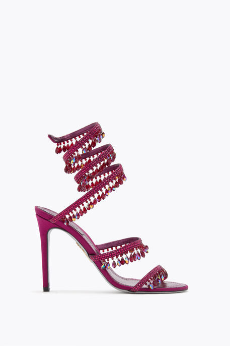René Caovilla Chandelier Sandal 105 - Crimson