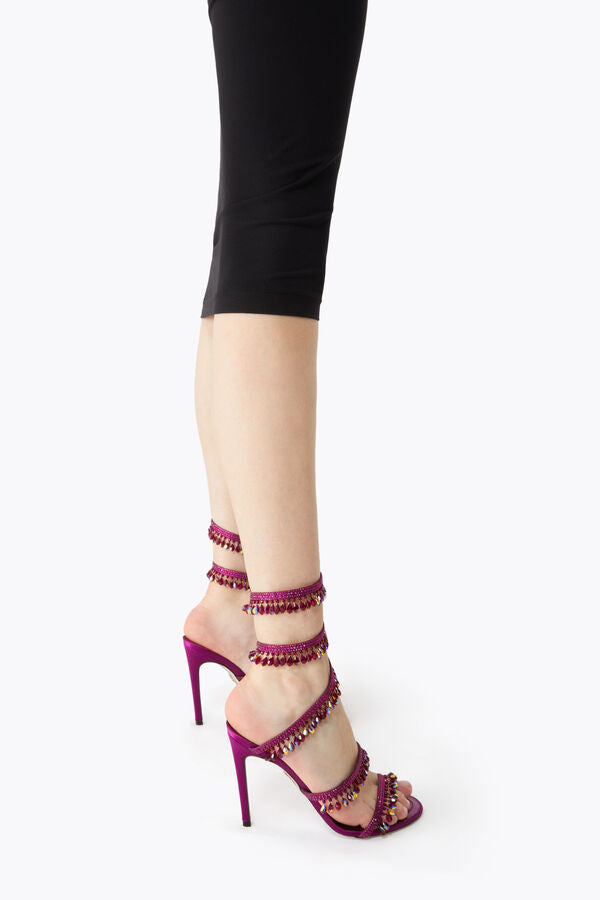 René Caovilla Chandelier Sandal 105 - Crimson