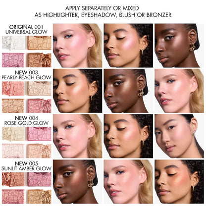 Dior Backstage Glow Maximizer Face Palette - Rose Gold